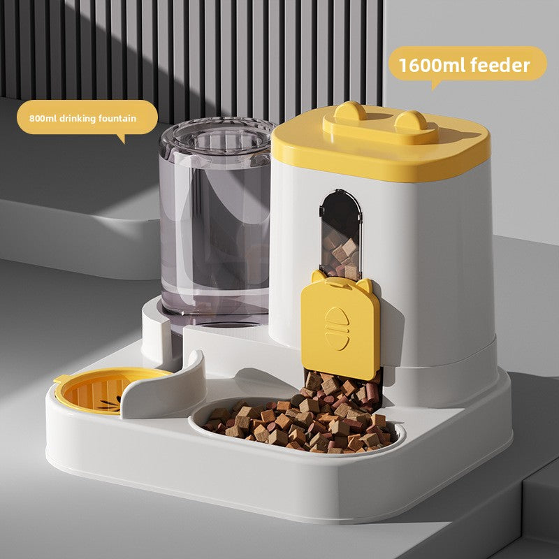 Pet Feeding Bowl with Water Dispenser