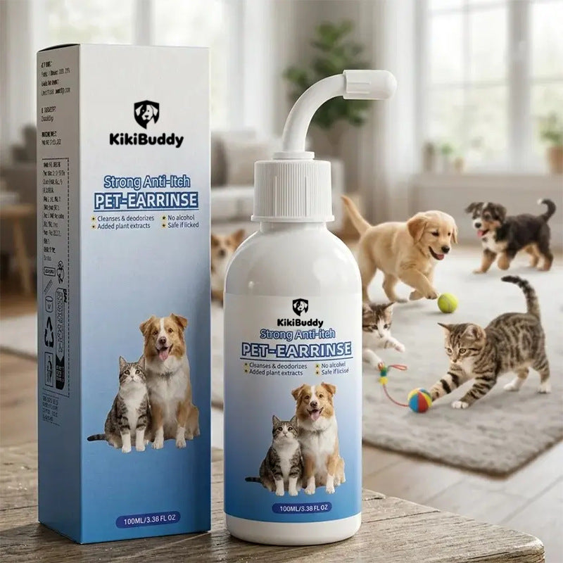 Pet Ear Cleaning Solution with Antibacterial Formula