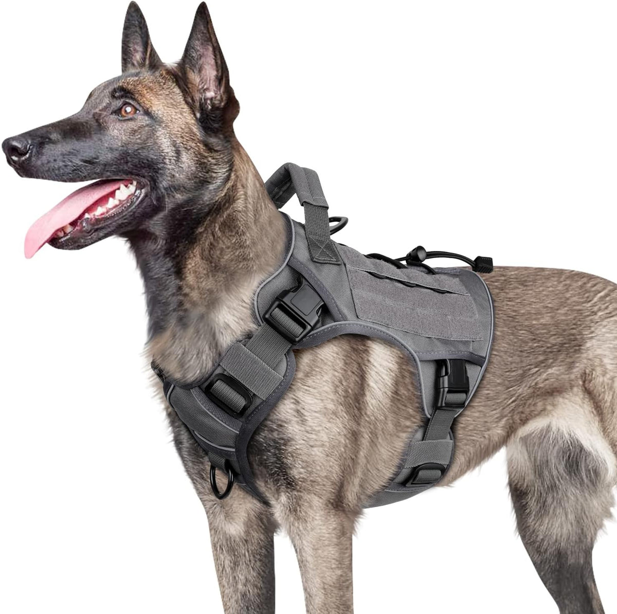 Tactical Dog Harness with Reflective Strips