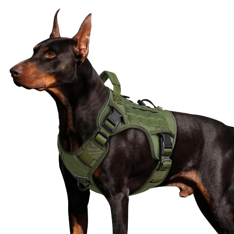 Tactical Dog Harness with Reflective Strips