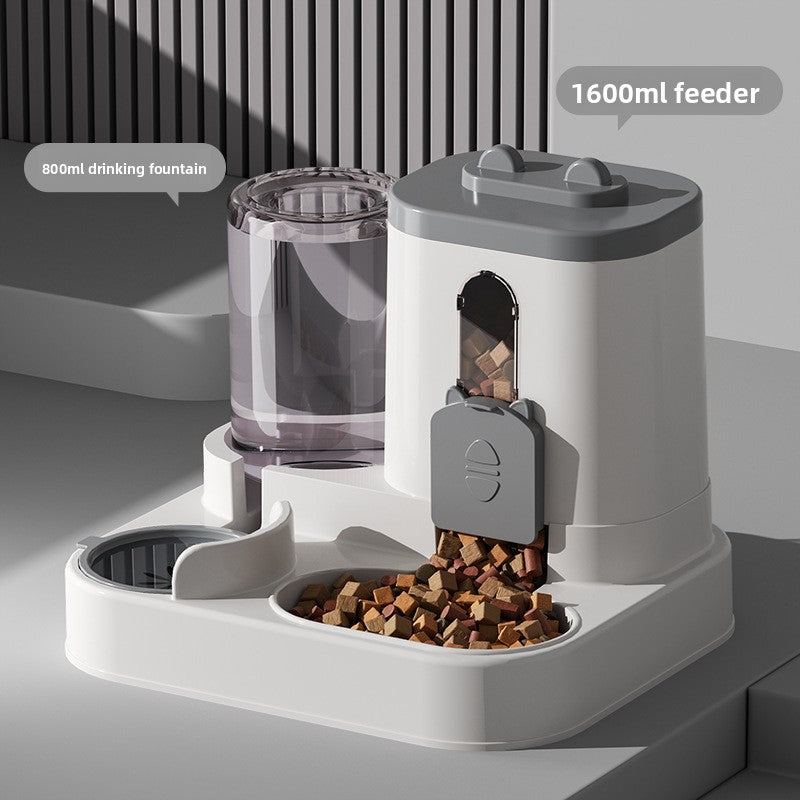 Pet Feeding Bowl with Water Dispenser