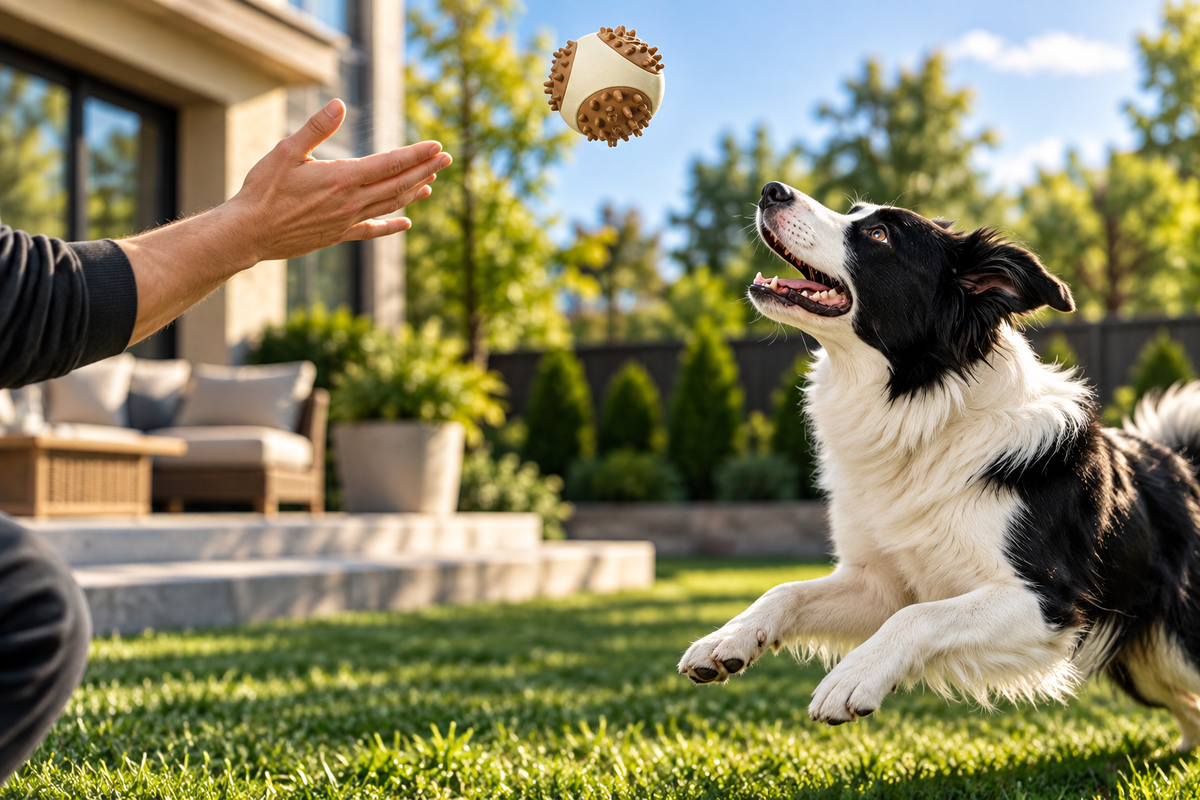 Interactive Pet Food Dispensing Ball Chew Toy