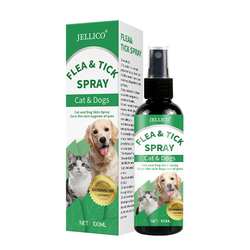 Pet Tick Repellent Spray for Cats and Dogs