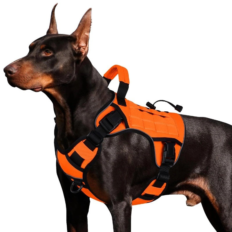 Tactical Dog Harness with Reflective Strips