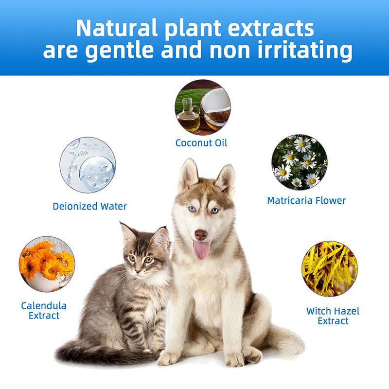 Pet Ear Cleaning Solution with Antibacterial Formula