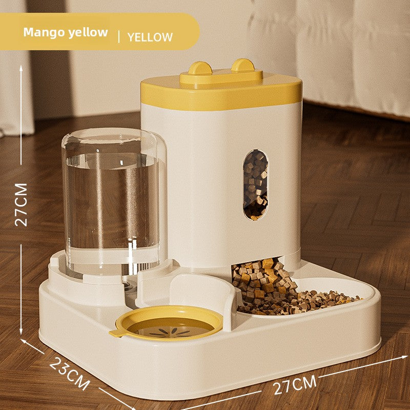 Pet Feeding Bowl with Water Dispenser