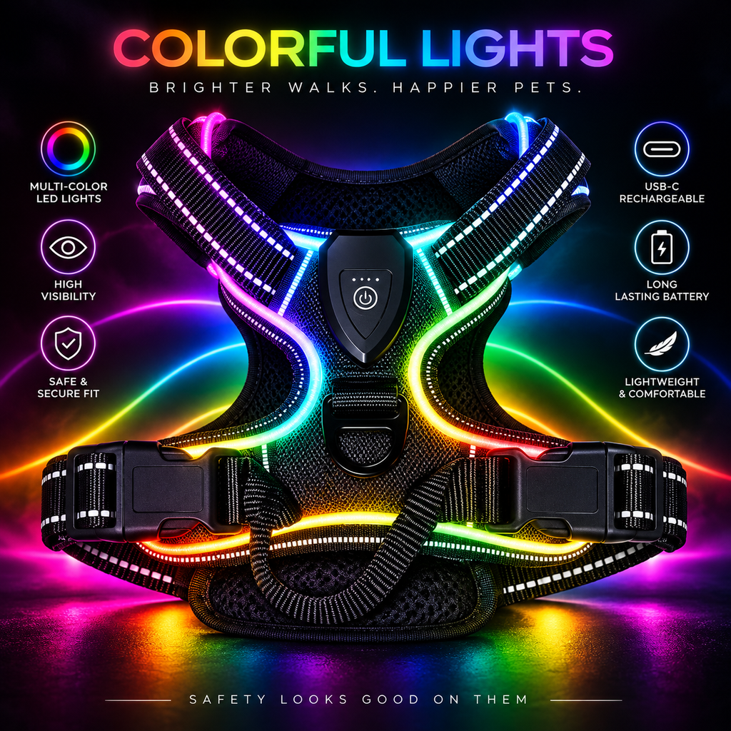Adjustable LED Pet Vest