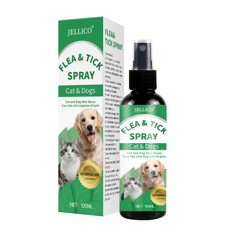 Pet Tick Repellent Spray for Cats and Dogs