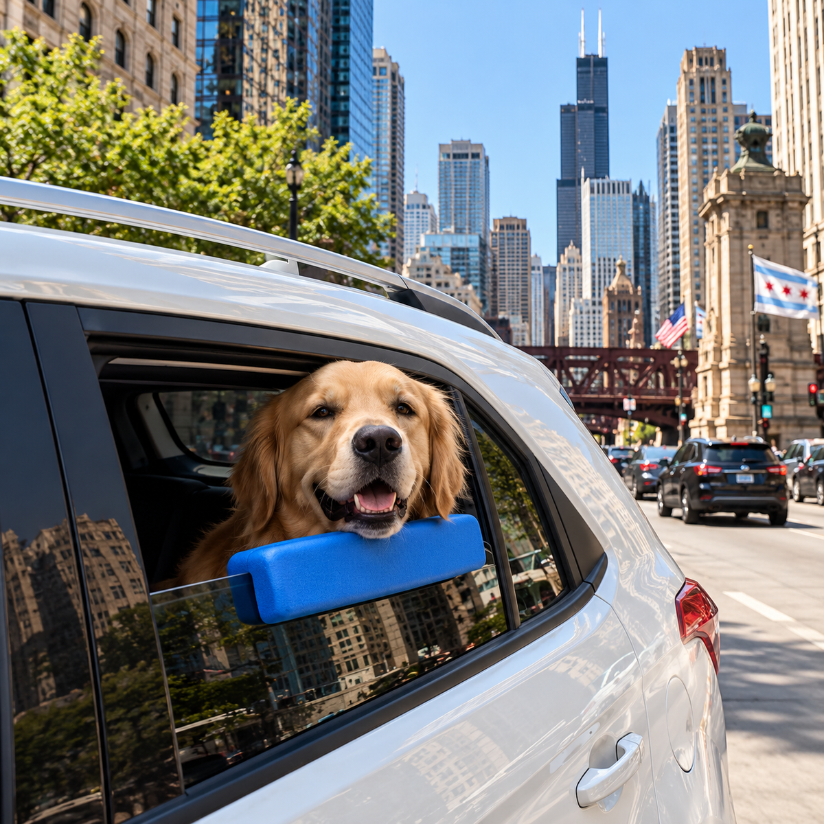Pet Car Window Chin Rest