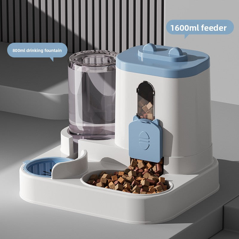 Pet Feeding Bowl with Water Dispenser