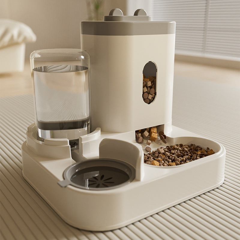 Pet Feeding Bowl with Water Dispenser