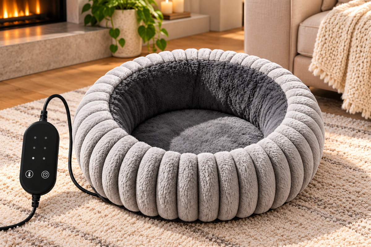 Bofeng- Remote Control Heated Pet Bed for Cats Dogs