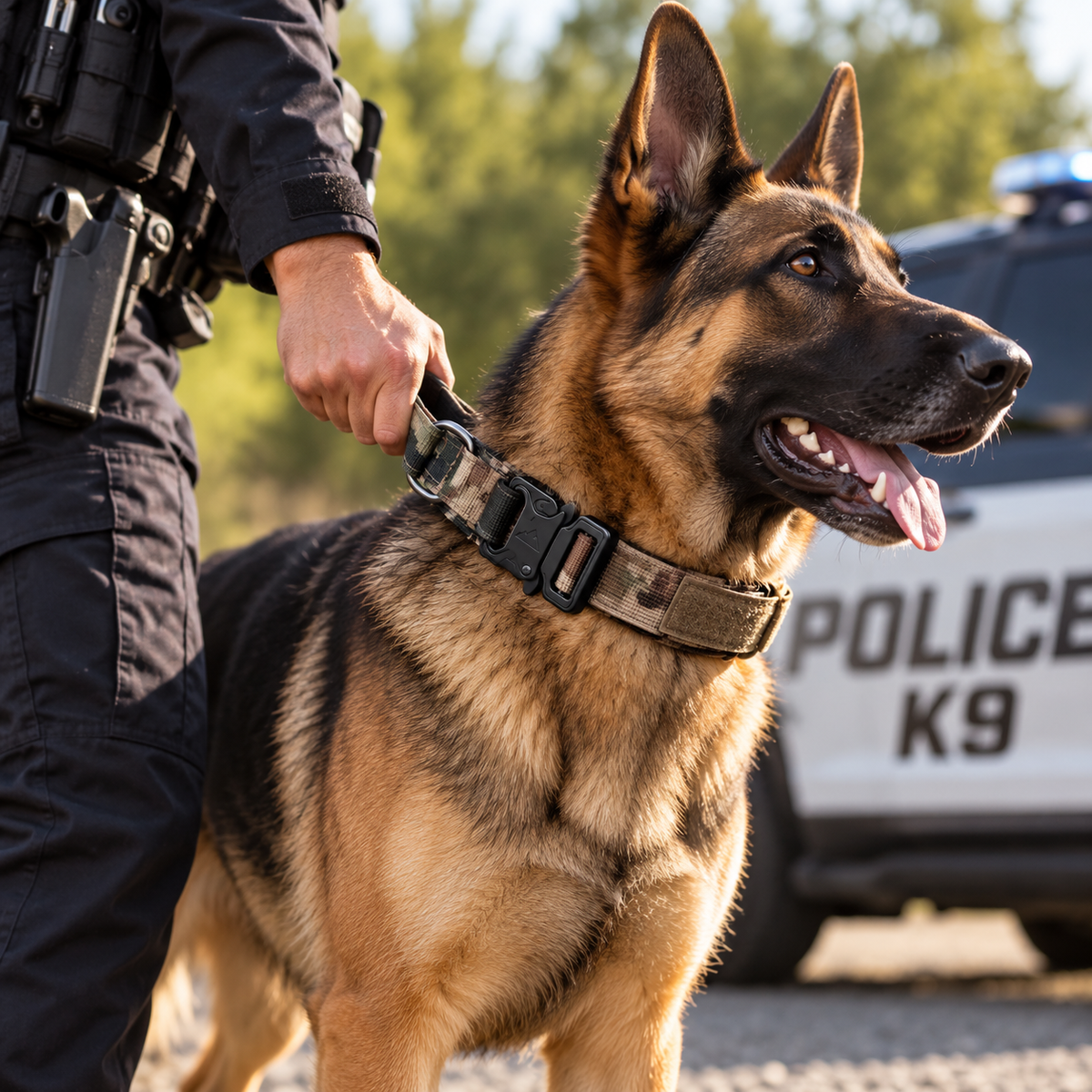 Tactical dog collar