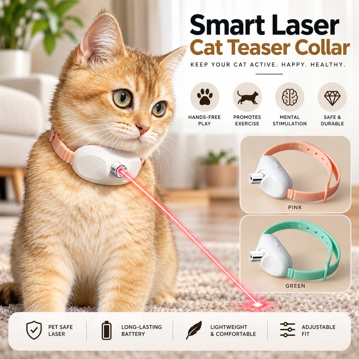 Rechargeable Infrared Laser Cat Teaser Pen