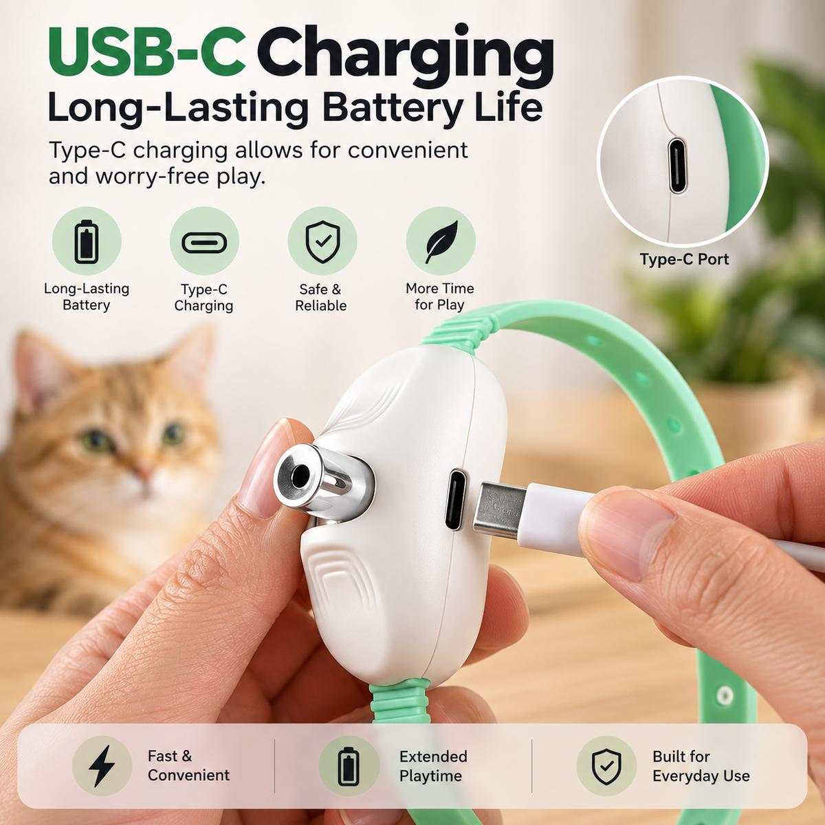 Rechargeable Infrared Laser Cat Teaser Pen