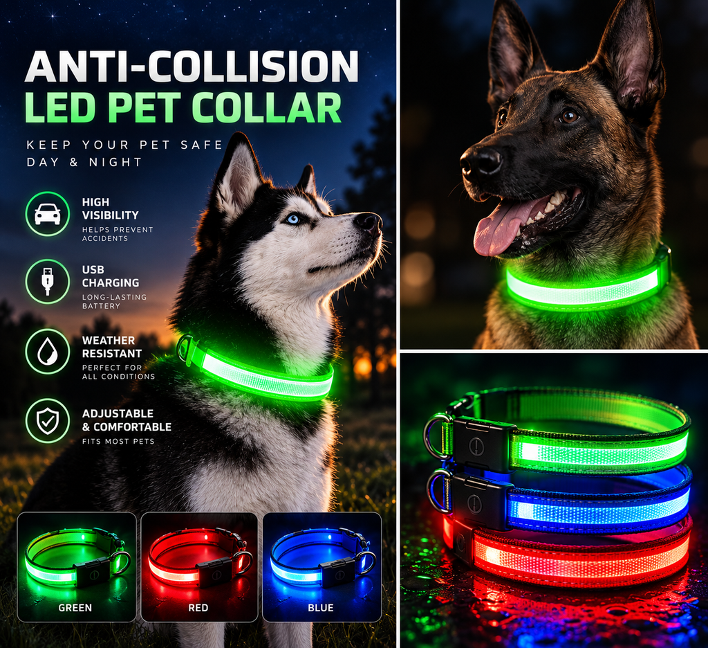 LED Light Up Dog Collar