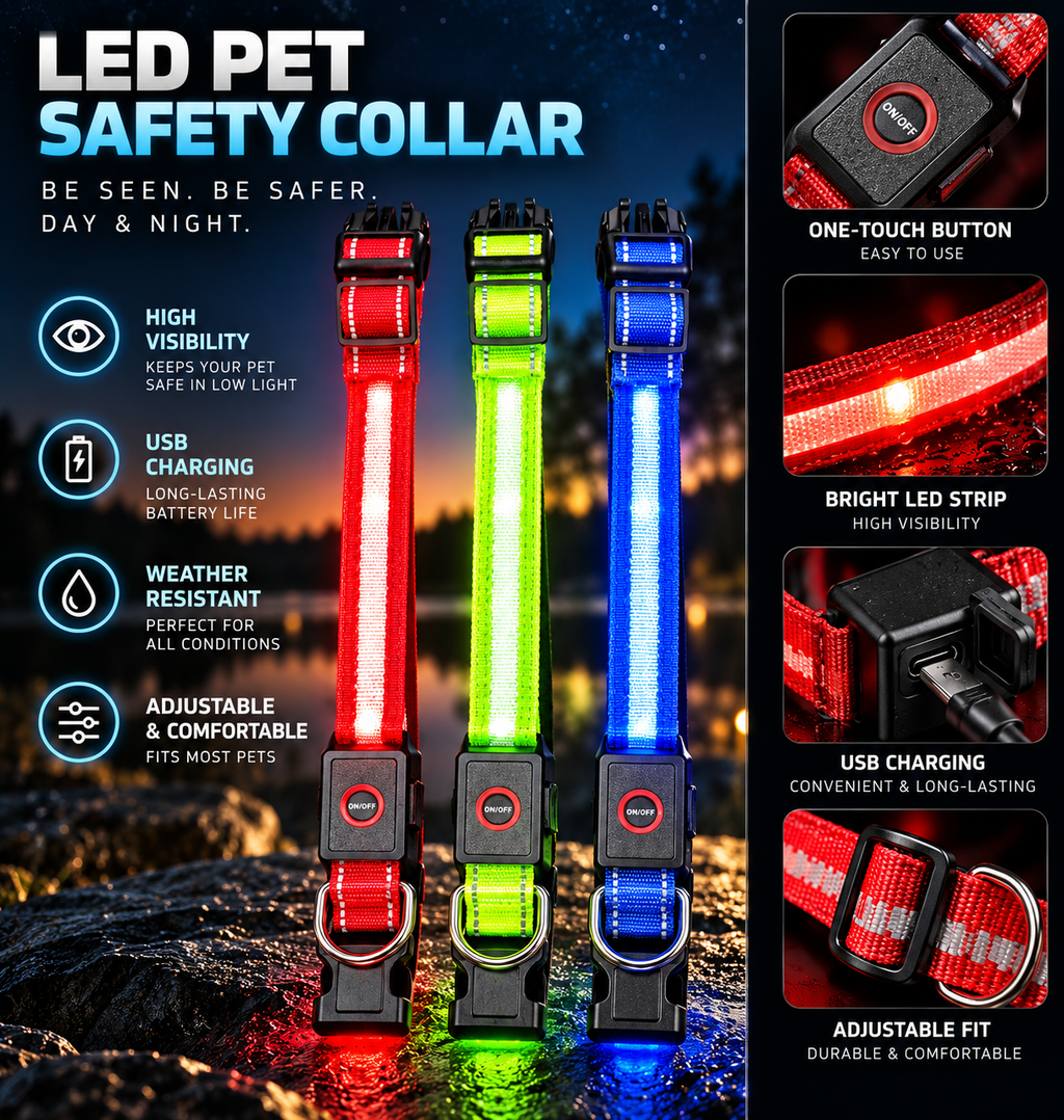 LED Light Up Dog Collar
