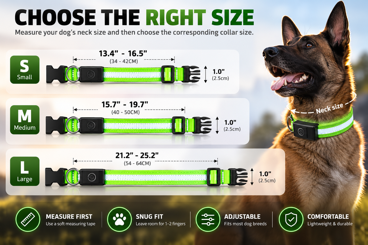 LED Light Up Dog Collar