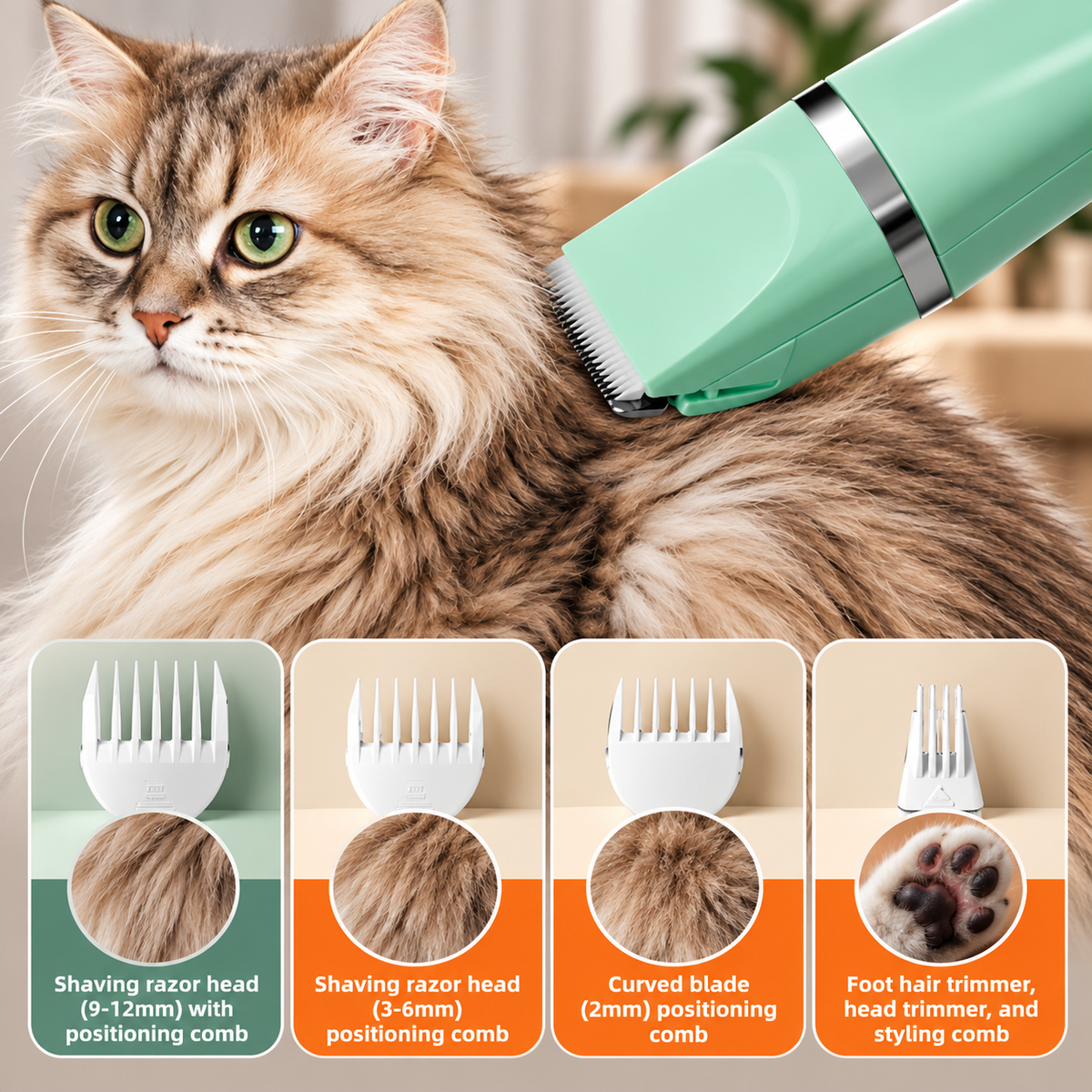 Rechargeable Pet Grooming Clipper