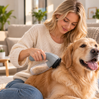 Portable Electric Pet Hair Vacuum Cleaner