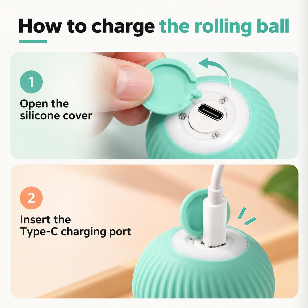 Automatic Self-Rolling Ball