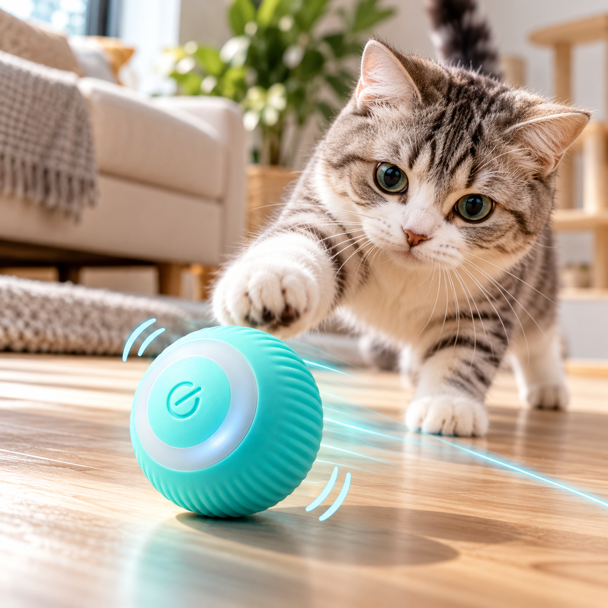 Automatic Self-Rolling Ball
