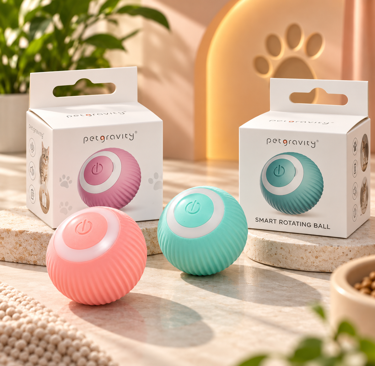 Automatic Self-Rolling Ball