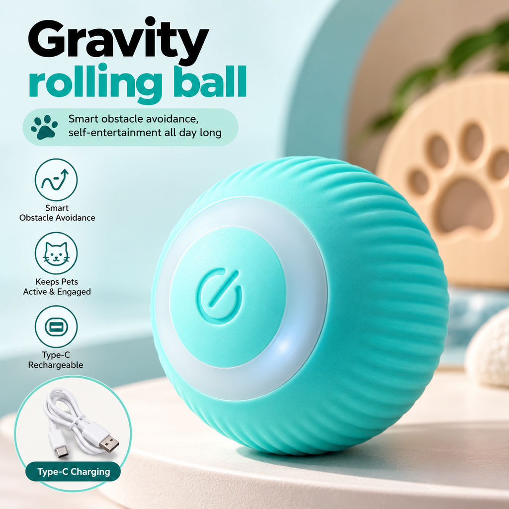 Automatic Self-Rolling Ball