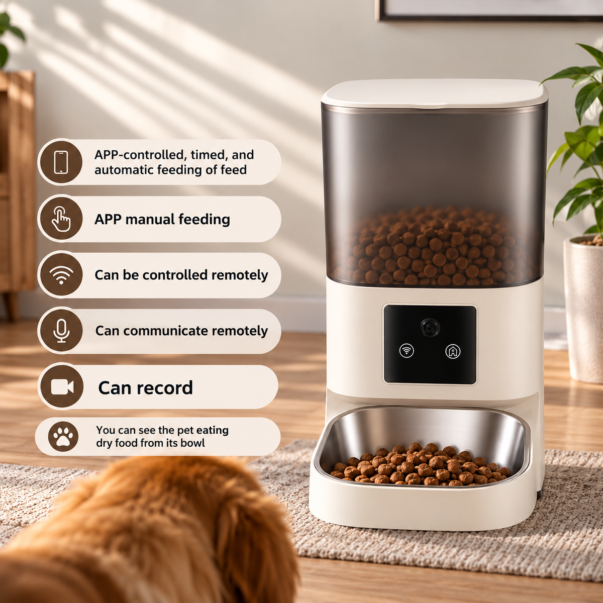 Automatic Pet Feeder with Video Monitoring