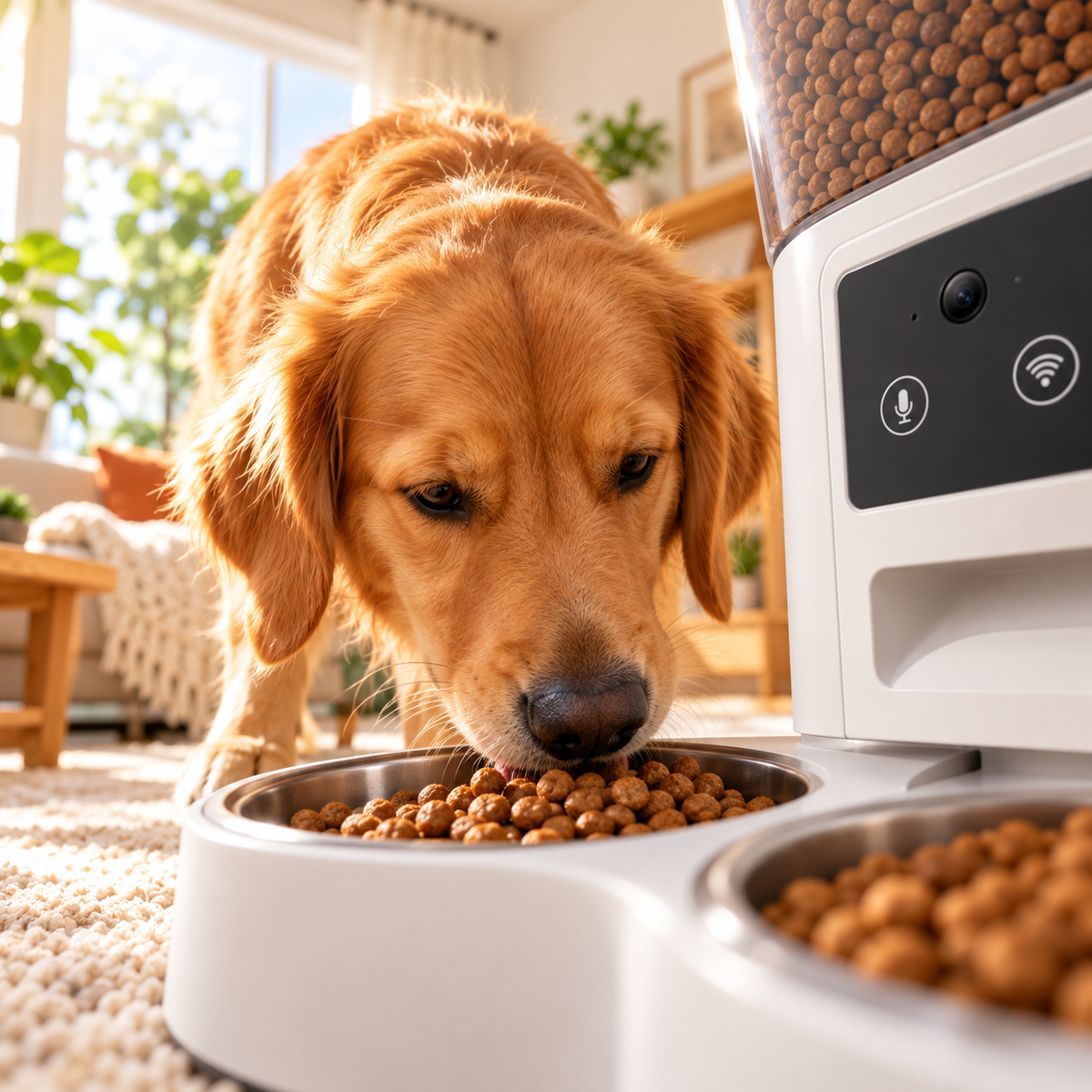 Automatic Pet Feeder with Video Monitoring