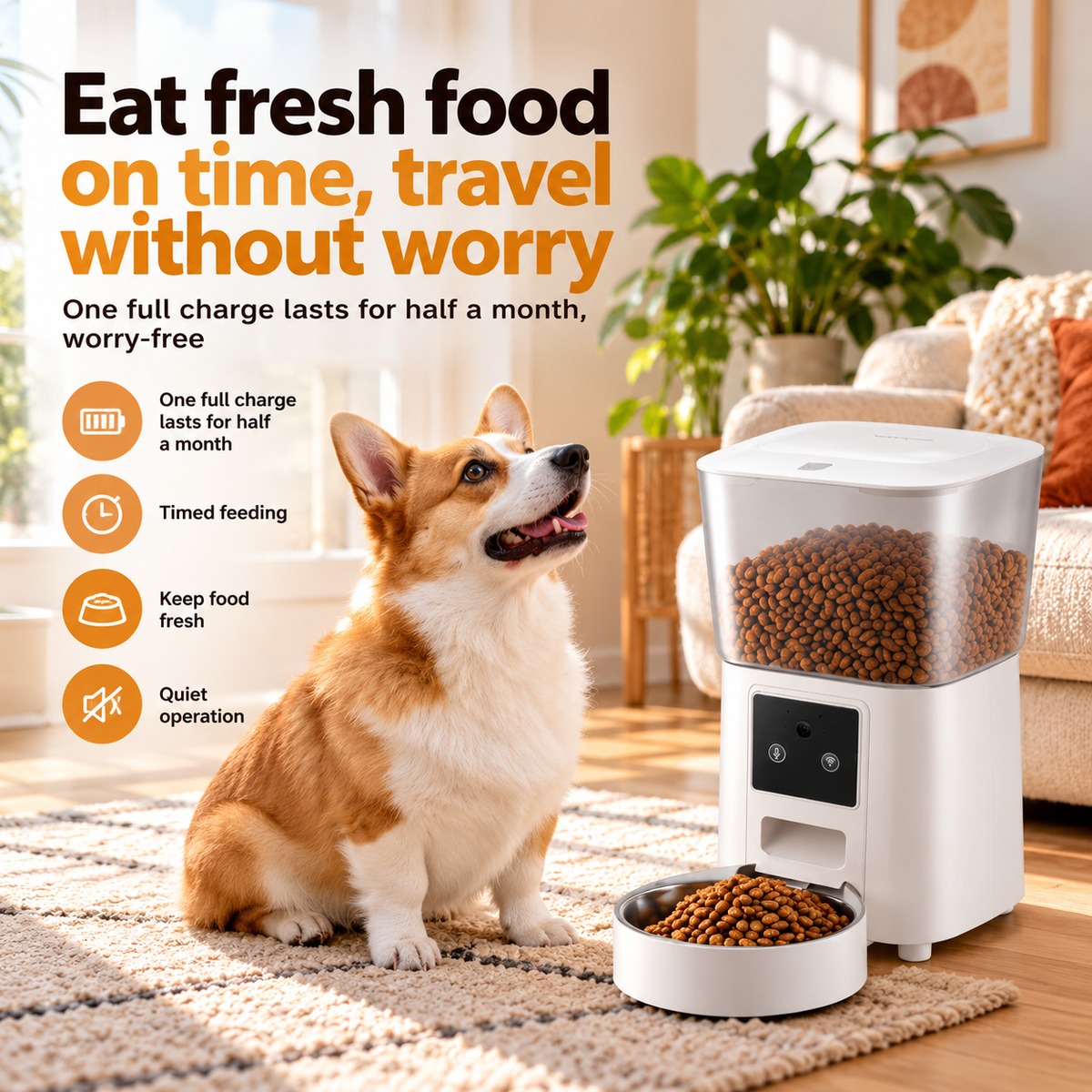 Automatic Pet Feeder with Video Monitoring