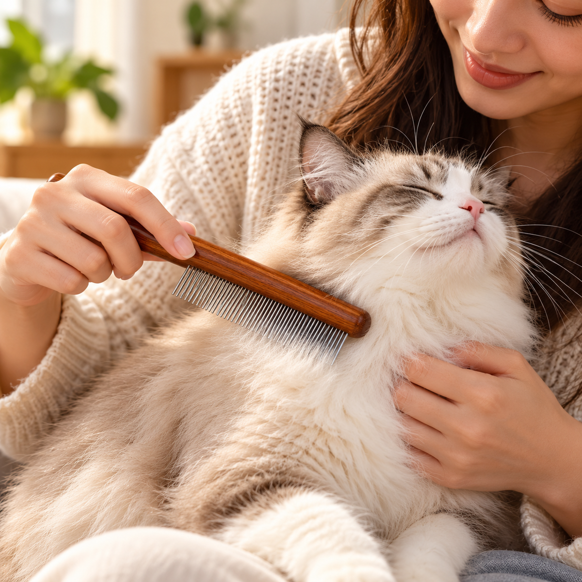Premium Vintage Pet Grooming Comb for Cats and Dogs